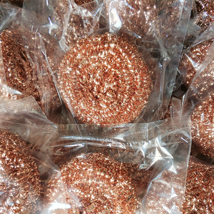 แผ่นขัดล้างจานเคลือบทองแดง รุ่น FF5345 สำหรับทำความสะอาดหม้อ กระทะ และภาชนะต่างๆ  ใยขัดเหล็กอย่างดี ทนทาน - Product Image 5