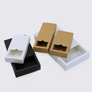 Design Matchbox Style Reusable Recycle Kraft Special Foldable Paper Custom Gift Box Packaging