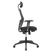 Fabrication de chaises de bureau de jeu à mailles réglables et pivotantes, de conception ergonomique, avec dossier haut, pour ordinateur, en usine