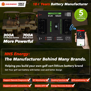 70.4V 72Ah 105ah 160ah LiFePO4 Lithium Golf giỏ hàng pin 72V 100AH 200AH Golf Xe pin gói - Product Image 6