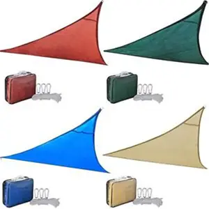 Top 3 X3X3m Dreieck HDPE Shade Sail für Parkplatz