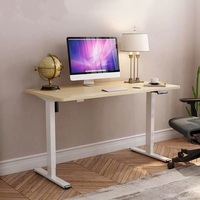 Nouvelle conception bureau à domicile ergonomique réglable en hauteur bureau debout Table d'ordinateur bureau en bois debout