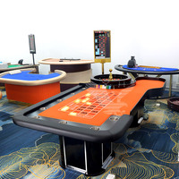 Table de Roulette Électronique Professionnelle YH Casino, Table de Roulette en Bois et Table de Poker