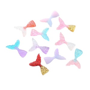 Statuetta di coda di sirena in resina <span class=keywords><strong>per</strong></span> telefono cellulare <span class=keywords><strong>per</strong></span> decorazione di carta di conchiglia con colla a goccia tecnica di pittura Idea regalo - Product Image 2