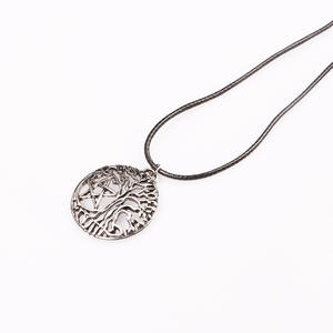 Moda Punk Vintage Vijing joyería collar Árbol de la vida pentagrama colgante joyería cadena collar - Product Image 2