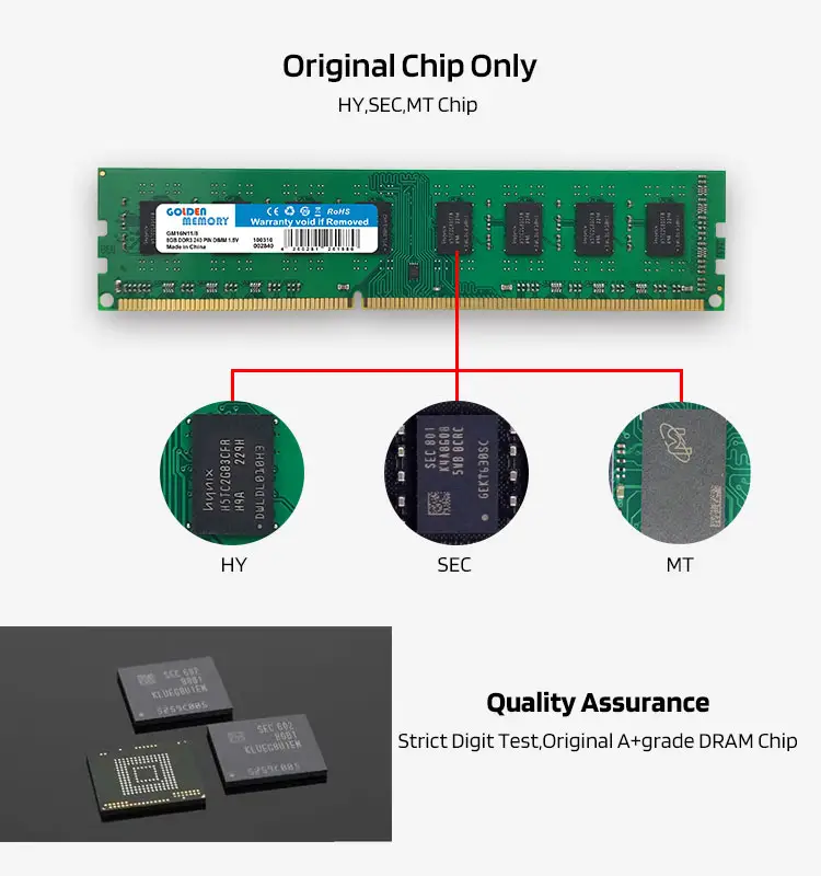 RAM DDR3 2Gb 4Gb 8Gb Ddr3 Ram 1333Mhz 1600Mhz Modul Memori Memoria Ram Ddr3 8Gb untuk Laptop Pc Desktop