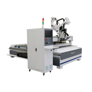 Nóng bán trục đơn <span class=keywords><strong>CNC</strong></span> <span class=keywords><strong>Router</strong></span> Máy chế biến gỗ với 9KW ATC làm mát bằng không khí trục chính Yako 1.5KW động cơ servo LNC hệ thống điều khiển - Product Image 2