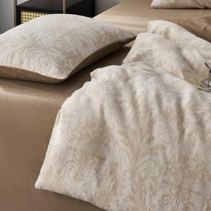 Conjunto de cuatro piezas de algodón para lavado de madres e hijos, ropa de cama de jacquard, 100% algodón, edredón para dormir desnudo - Product Image 5