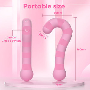Question Mark <b>Vibrator</b> Multi-Point Stimulation Double-Headed Masturbation Wand APP-Controlled 9-Frequency <b>Vibration</b> Full Rubber - Product Image 4
