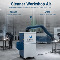 Extracteur de fumée avec filtre EPA pour l'atelier de soudage industriel, la soudure au laser, purificateur de fumée, système d'extraction des fumées
