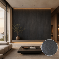 Panneaux muraux en teck carbonisé Shou Sugi Ban, revêtement en bois carbonisé T&G, taille personnalisée, Tectona Grandis pour bardage architectural