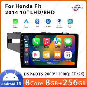 2014 עבור לוח המחוונים מתאים להונדה עם מסך מגע סטריאו 10.1 אינץ 'חיבור סטריאו עם מסך מגע עם מיקרופון מובנה - Product Image 2