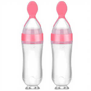 <span class=keywords><strong>Cuchara</strong></span> <span class=keywords><strong>de</strong></span> Silicona para Bebés <span class=keywords><strong>de</strong></span> 90 ml, <span class=keywords><strong>Dispensador</strong></span> <span class=keywords><strong>de</strong></span> Alimentación Suave, Fácil <span class=keywords><strong>de</strong></span> Apretar, <span class=keywords><strong>con</strong></span> Logotipo y Color Personalizados - Product Image 1