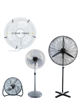 Kit de ventilateur de brumisation extérieur 40/50/60cm Anneau de brumisation pour patio Refroidissement de l'eau Porche Jardin Cour Trampoline Arrière-cour