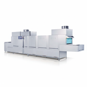 Lavavajillas Independiente de Gran Tamaño - Serie PMFE-1800 (Estilo de Cinta Transportadora) Control Totalmente Integrado 2,020 Bandejas/Hora - Product Image 2