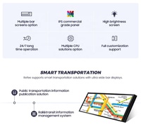 Écran LCD publicitaire ultra large de 48 pouces pour ascenseur, signalisation numérique, éducation, système d'exploitation Android, utilisation en intérieur