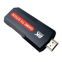 X2PLUS 2025 Nouvelle console de jeu Android TV Stick 8K Ultra HD double système, 64 Go de mémoire, stockage extensible 128 Go, 3000 jeux intégrés