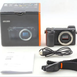 Hft กล้องดิจิตอลอัลฟา <span class=keywords><strong>A6300</strong></span> DSLR แบบมืออาชีพกล้องดิจิตอลเซ็นเซอร์ CMOS กรอบ APS-C แบบมิลเลอร์เลสกล้องวิดีโอ4K UHD ราคาถูกขายส่ง - Product Image 1