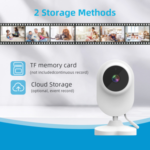 La mejor venta de monitoreo de temperatura inalámbrico integrado en canciones de cuna Audio bidireccional Wifi Monitores para bebés con cámara - Product Image 6