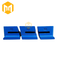 Pièces de concasseur VSI CV229, jeu de pointes de rotor, insert en carbure de tungstène, pièces d'usure pour l'exploitation minière, MSD-488.0487-901