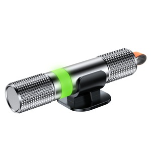 Marteau de sécurité pour voiture noctilucente, ceinture de sécurité de secours pour voiture, marteau de sécurité en alliage d'aluminium ABS, brise-vitre d'urgence - Product Image 6