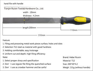 أدوات طحن الخشب والحجر والزجاج، طقم من 10 قطع، مبارد فولاذية دقيقة، من مصنع بخبرة 20 عامًا - Product Image 6