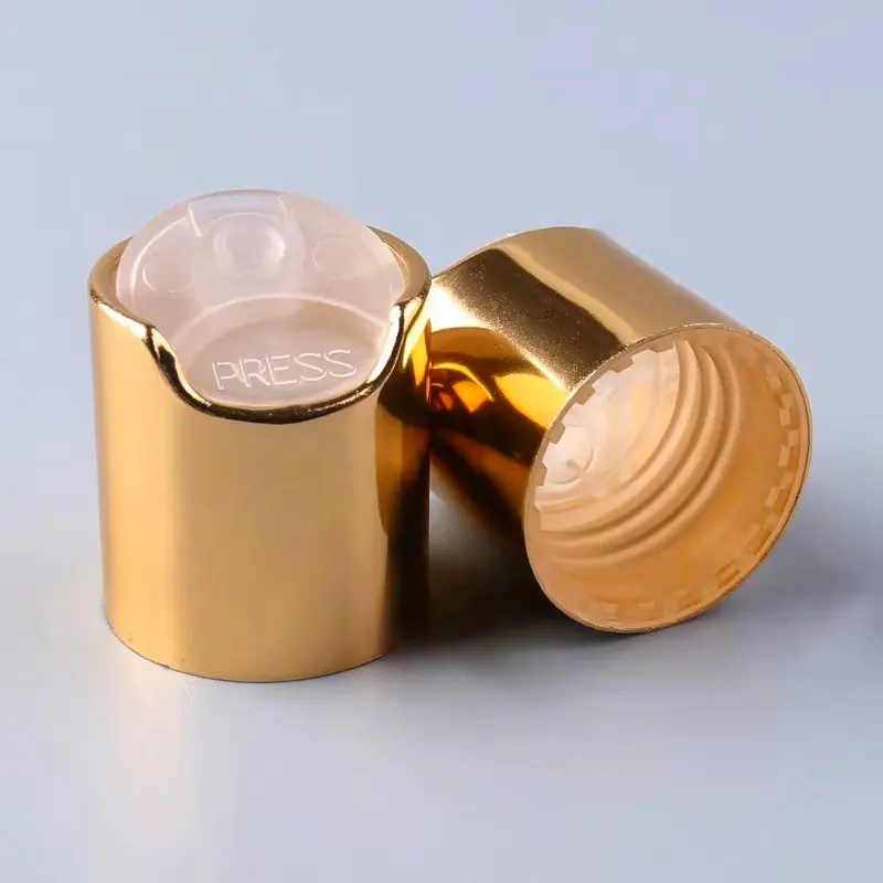 20/410 20/415 24/410 28/410 28/415 32/410 Aluminium Schijf Dop Goud Zilver Twist Dop Voor Shampoo Fles