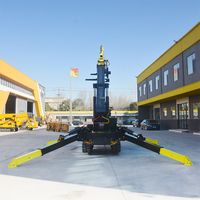 Grue araignée de 8 tonnes à vendre, grue sur chenilles télécommandée par radio pour l'installation de toitures