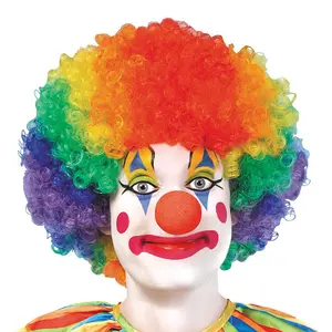 All'ingrosso Clown del film vestito parrucche americani fan colori arcobaleno Clown parrucche testa esplosiva Cosplay parrucca per gli uomini e le donne