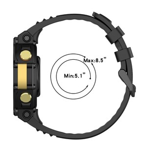 Correa de Repuesto de Silicona Suave Azul para Reloj Inteligente <span class=keywords><strong>Huami</strong></span> <span class=keywords><strong>Amazfit</strong></span> T-Rex <span class=keywords><strong>2</strong></span> - Product Image 4