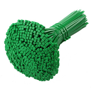 Lts Litai Bridas de nailon 4x200mm verdes autoblocantes para organización de cables y ataduras en jardines - Product Image 1