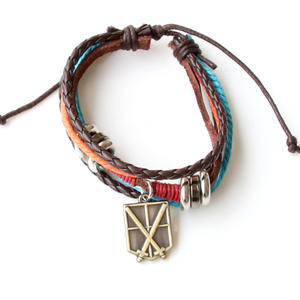 Pulsera ajustable de <span class=keywords><strong>Anime</strong></span> japonés de ataque a Titan, alas de libertad, Kakashi, <span class=keywords><strong>Konoha</strong></span>, embalaje de tarjeta de burbujas - Product Image 2