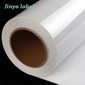 Customizable Self-Adhesive Label 50u UV Clear BOPP Waterproof Transparent 60g White Glassine For Packaging And Printing