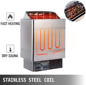 <span class=keywords><strong>Stufa</strong></span> asciutta 220V-240V di Sauna del bagno di vapore del radiatore 9KW di Sauna stanza domestica elettrica di Sauna dell'hotel del regolatore esterno - Product Image 2