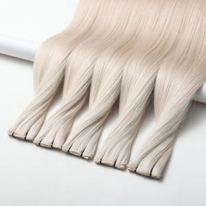 <span class=keywords><strong>Extensiones</strong></span> <span class=keywords><strong>de</strong></span> <span class=keywords><strong>cabello</strong></span> humano Invisible Lay Flat Genius Weft Venta al por mayor Cutícula intacta <span class=keywords><strong>Cabello</strong></span> humano virgen crudo Meche Humain Perruque - Product Image 4