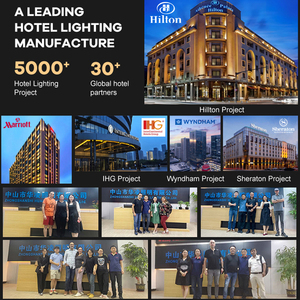 مصباح سقف مثبت على السطح بتصميم بسيط من الحديد والأكريليك بتقنية LED لفنادق IHG Holiday Inn من مجموعة H4 - Product Image 6