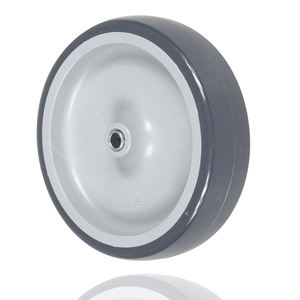 Klassische TPR Wheel <span class=keywords><strong>Locking</strong></span> Top Plate Brake Swivel <span class=keywords><strong>3</strong></span> Zoll 75mm Rollen für große Händler Transport ausrüstung - Product Image 3