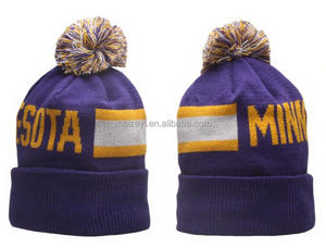 Sombrero deportivo de invierno Unisex 2025, nuevos estilos, Diseño de equipo de fútbol americano personalizable, 100% algodón, característica de tela común de Minnesota - Product Image 2