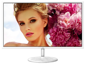Moniteur d'origine AOC Q32N2S 31,5 pouces 2K 75Hz avec base Jade, HDMI, DP, compatible avec montage mural, écran IPS blanc, grand angle de vision, écran rigide coloré - Product Image 2