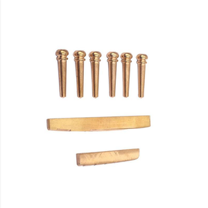 Prix d'usine, vente en gros, <span class=keywords><strong>guitare</strong></span> <span class=keywords><strong>acoustique</strong></span>, pont en laiton, selle, écrou et broches, pièces de rechange pour <span class=keywords><strong>guitare</strong></span> <span class=keywords><strong>acoustique</strong></span> - Product Image 1