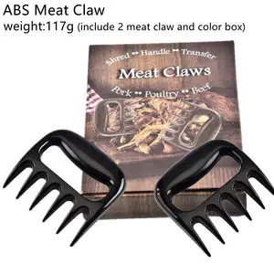 Meat Claws Meat Shredder Claws Barbecue Paws Strongest BBQ Meat Forks Pulled Pork Shredder Bear Claws Eco-Friendly Material BBQ