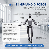 TERKOBOT MagicBot Z1 Robot Humanoide Bípedo con 50 Articulaciones, Navegación Autónoma, Diálogo con IA, I+D de Robots Humanoides