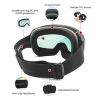 Dilupu Vente en gros Lunettes de ski magnétiques OTG UV400 pour sports de neige et activités de plein air
