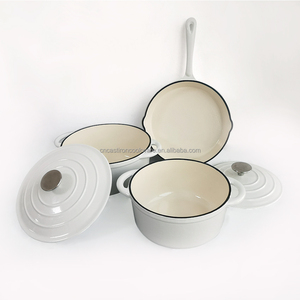 Casserole en fonte émaillée à la truffe blanche - Product Image 6
