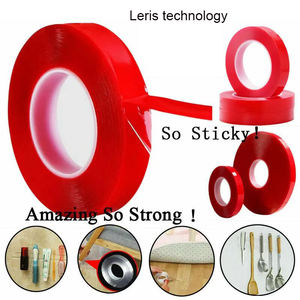 <span class=keywords><strong>Cinta</strong></span> Adhesiva Acrílica <span class=keywords><strong>de</strong></span> <span class=keywords><strong>Doble</strong></span> Cara <span class=keywords><strong>de</strong></span> 1 mm, <span class=keywords><strong>Transparente</strong></span>, Fuerte Adhesión, Nano, Reutilizable, Tipo Gecko, para Decoración del Hogar, Oficina y Automóvil - Product Image 6