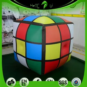 Rubik's Cube gonflable, Cube d'argent magique géant, vente en gros