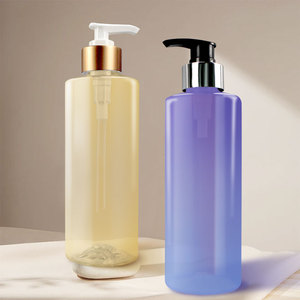 <strong>Empty</strong> PET Flat Shoulder 330ml 360ml Plastic Body Wash Shower Gel Shampoo Hair Care <strong>Lotion</strong> Pump Dispenser <strong>Bottle</strong> Packaging - Product Image 1