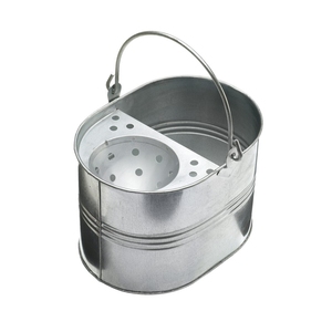 Grand seau <span class=keywords><strong>de</strong></span> vadrouille en acier galvanisé <span class=keywords><strong>de</strong></span> 15 litres avec poignée, design rectangulaire durable pour la maison ou le bureau - Product Image 4