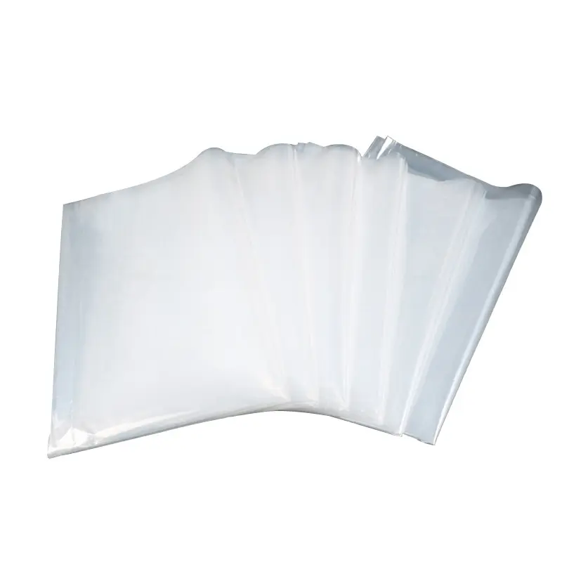 Multipurpose Flat Open Top Poly Bag Pe Plastic Clear Polyethylene Bags Plastic Packaging Open Flat Packing Bag