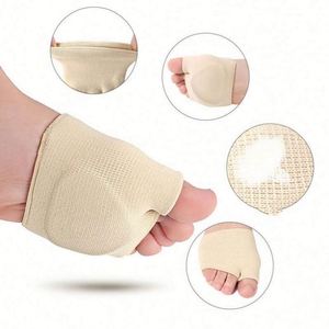 Women's Men's Comfortable Metatarsal Pads Soft Nylon Foot Cushion <b>Insoles</b> Half Sock Support Ball Foot Pain Relief Adult - Product Image 4